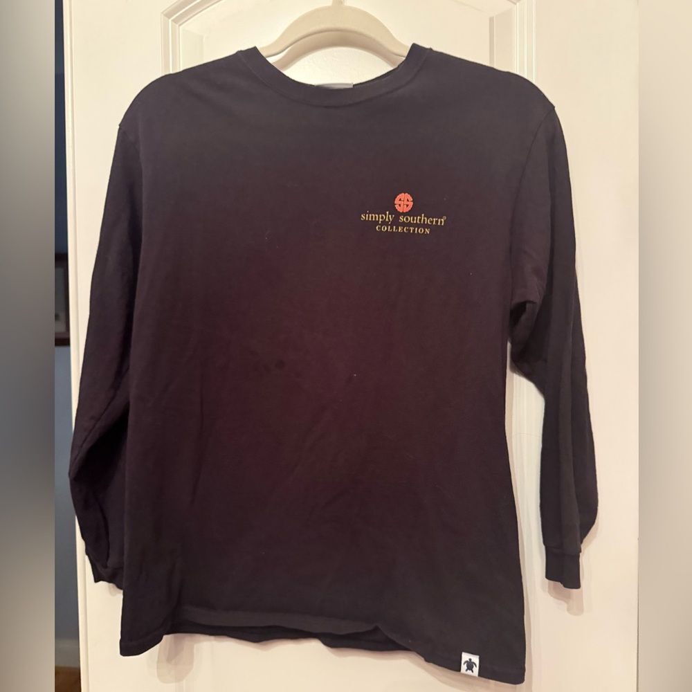 Simply Southern Youth Large Christmas Long Sleeve Shirt